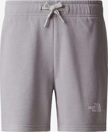 THE NORTH FACE - Pantalón 'THE NORTH FACE kids TEEN SIMPLE DOME LT SHT PANTALOCINO' en gris: frente