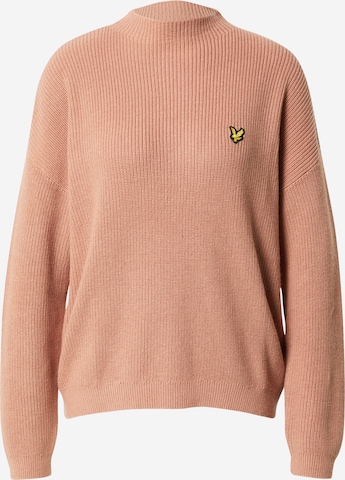 Lyle & Scott Sweter w kolorze pomarańczowy: przód