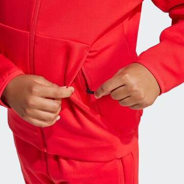 ADIDAS SPORTSWEAR Sportief sweatvest 'Z.N.E.' in Rood