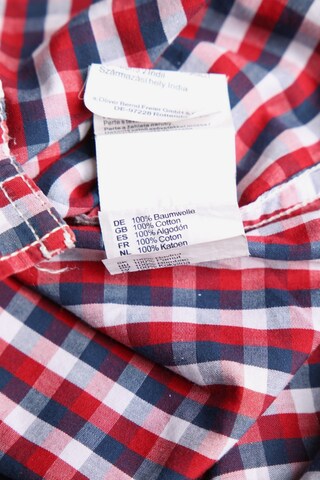 s.Oliver Button Up Shirt in L in Red