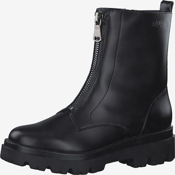 s.Oliver Ankle Boots in Black: front