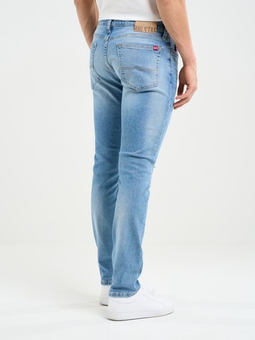 Coupe slim Jean ' TERRY' BIG STAR en bleu