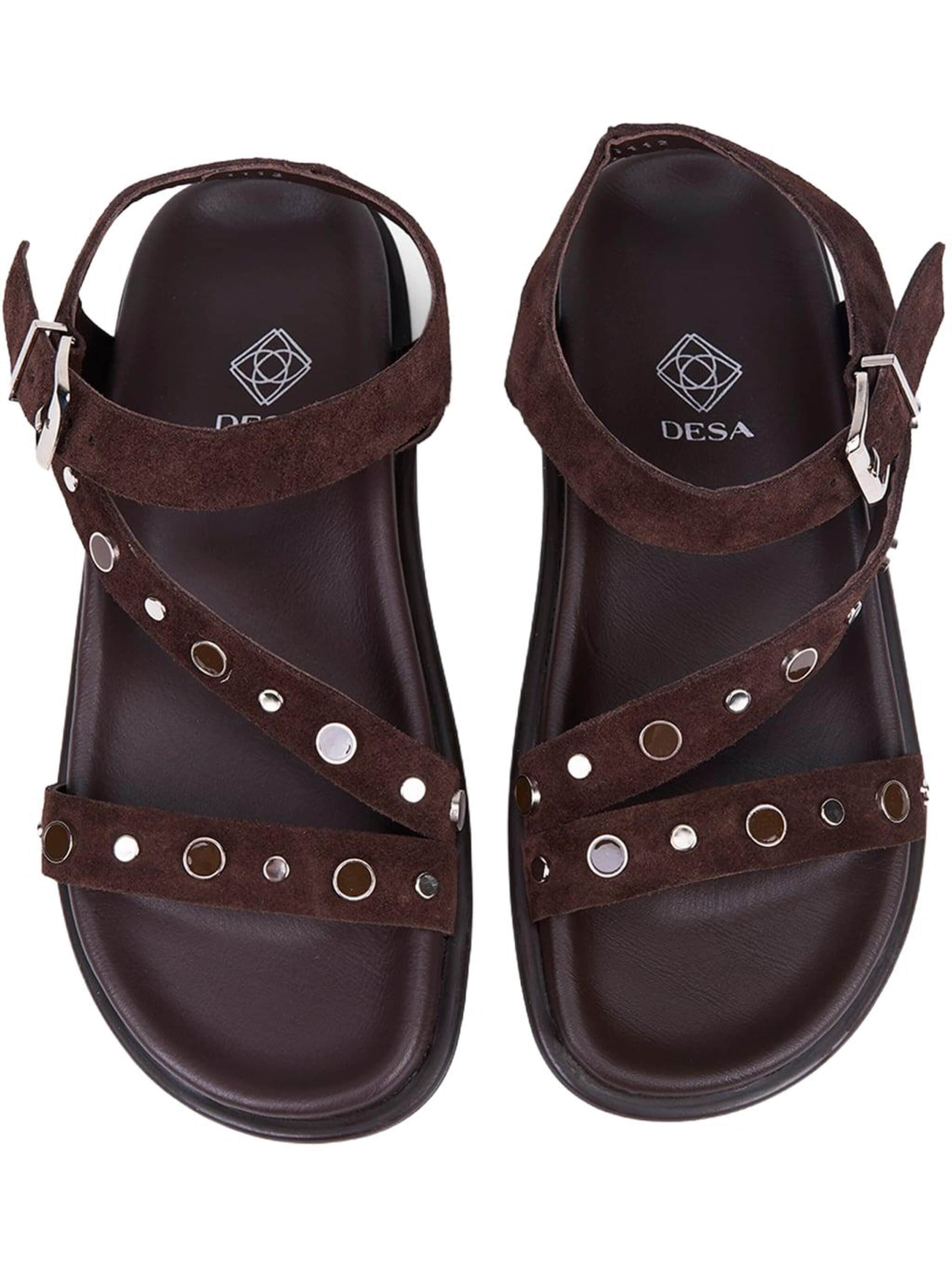Sandales 'Sandalen' Desa en marron