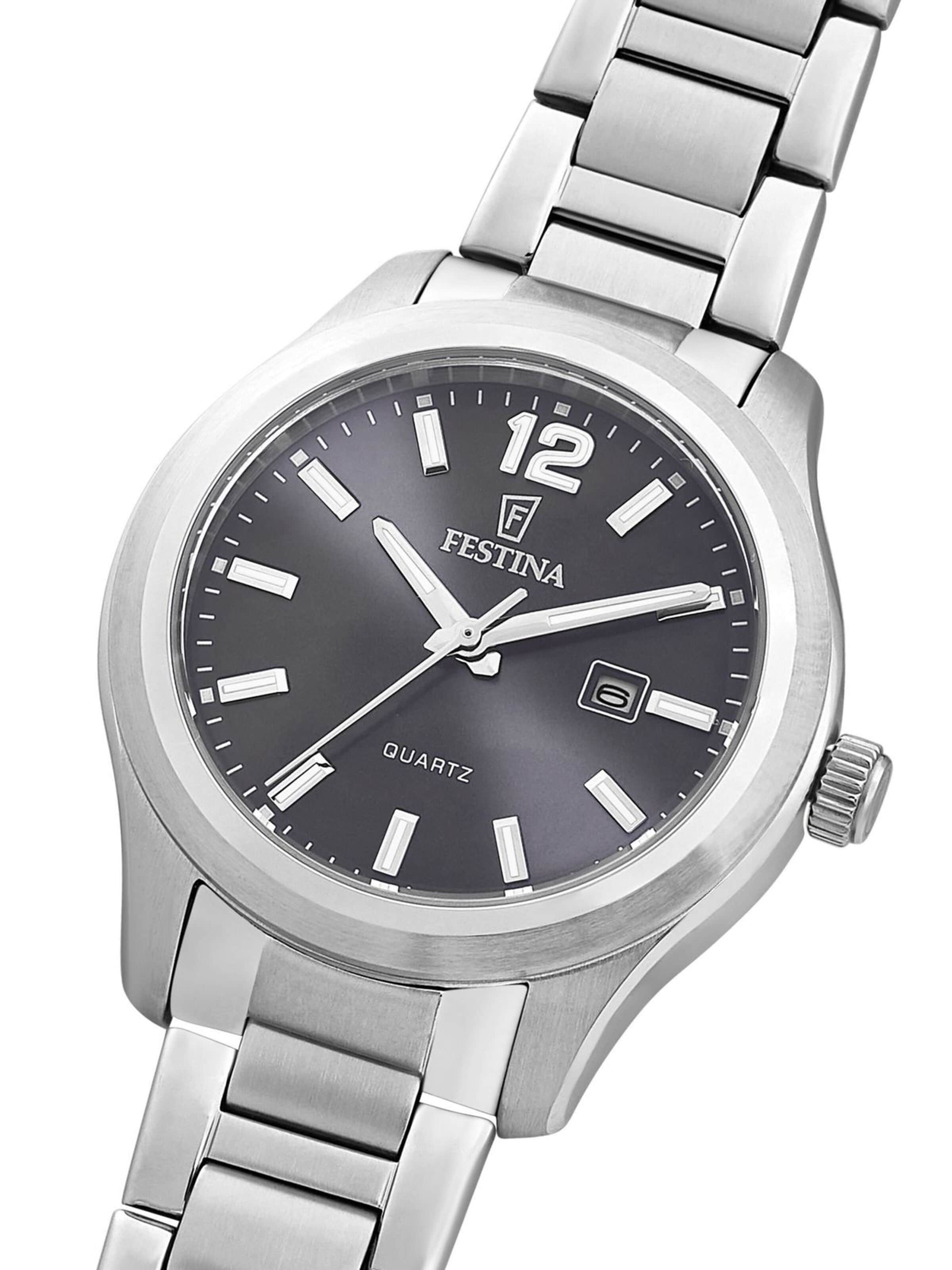FESTINA Analoog horloge 'Watch Acero Clasico' in Grijs