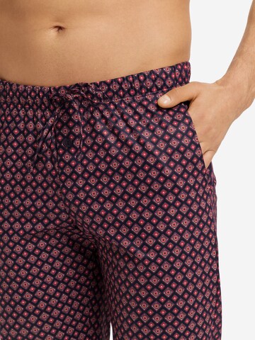 Hanro - Calças de pijama 'Night & Day' em vermelho