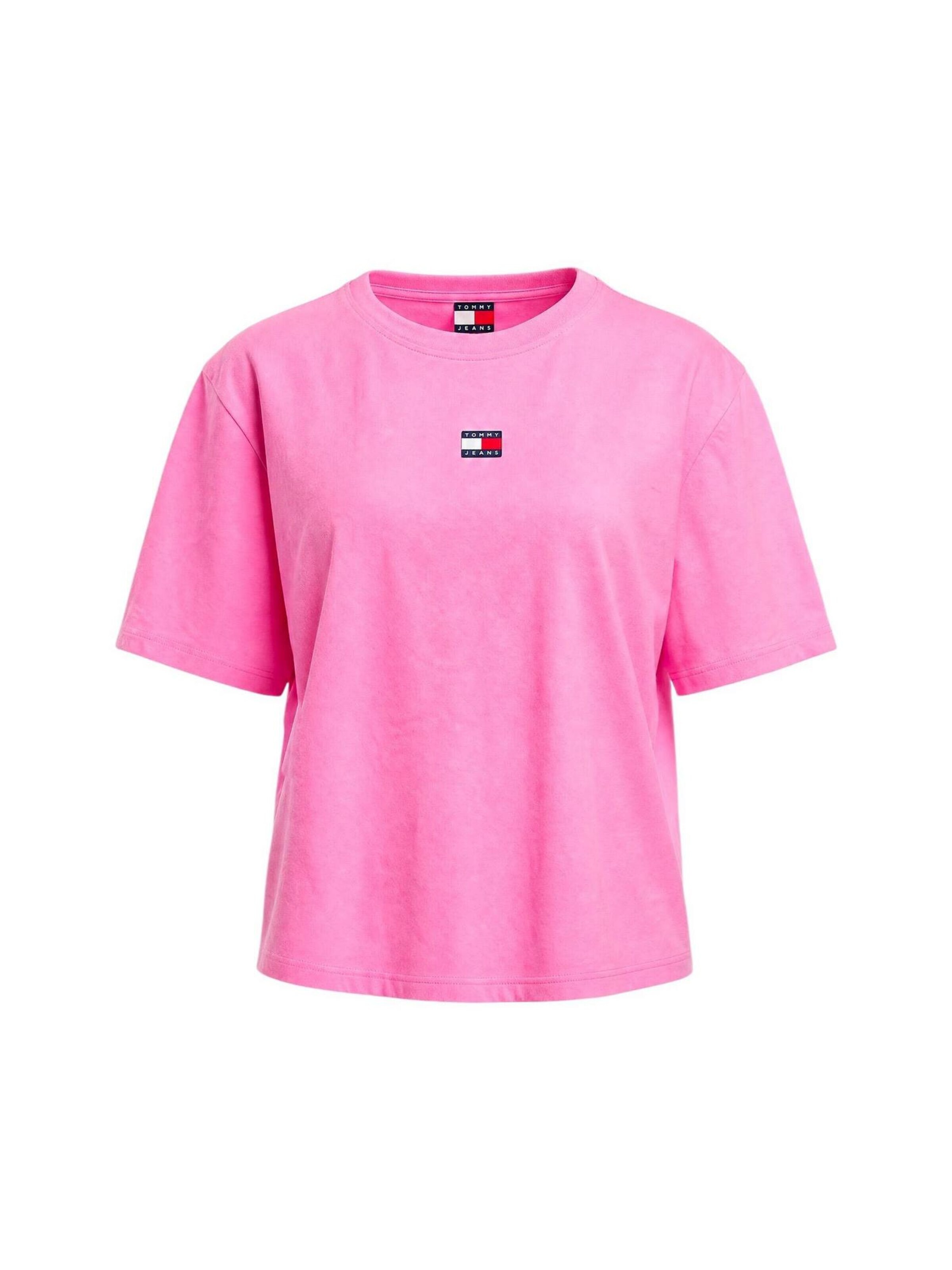 Maglietta di Tommy Jeans in rosa: frontale