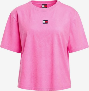Maglietta di Tommy Jeans in rosa: frontale