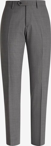 Boggi Milano Regular Pleated Pants in Grey: front