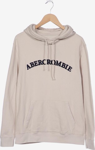Abercrombie & Fitch Sweatshirt & Zip-Up Hoodie in M in White: front