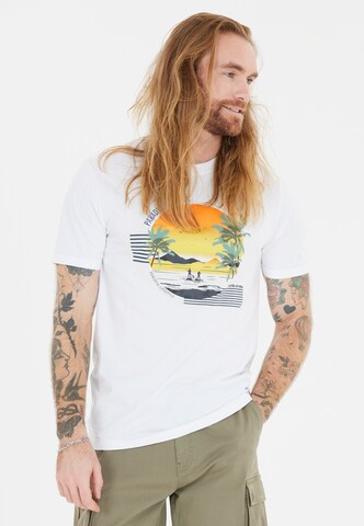 Cruz Shirt 'Flair' in Wit: voorkant