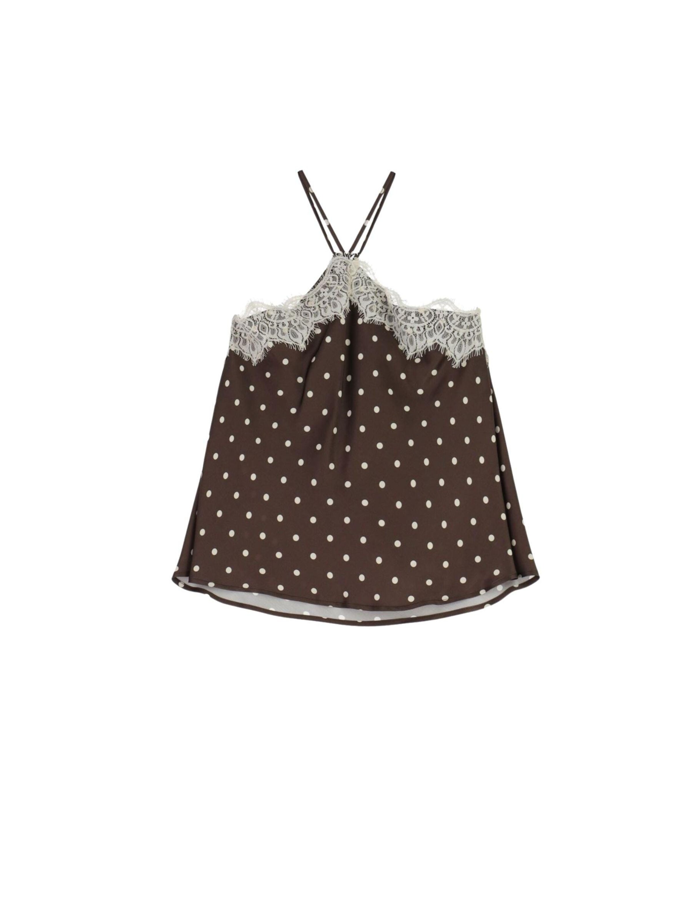 IMPERIAL Bluse 'IMPERIAL CANOTTA canotta'‌‌‌‌‌‌‌‌ in braun, Produktansicht