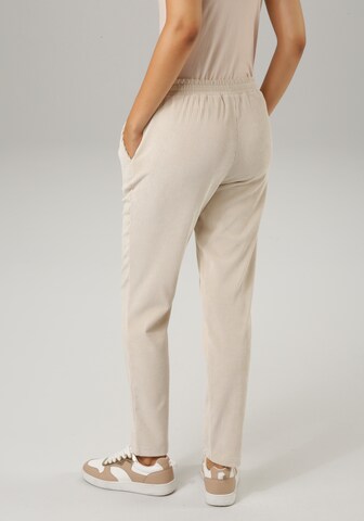 Aniston CASUAL Tapered Hose in Beige