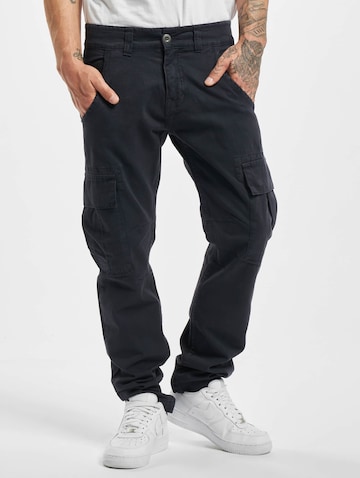 ALPHA INDUSTRIES Regular Cargo Pants 'Agent' in Blue: front