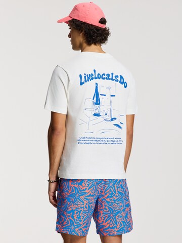 Shiwi Тениска 'Liam Like  Locals Do' в бяло: отпред