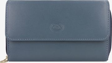 The Bridge Wallet 'Story Donna' in Blue: front