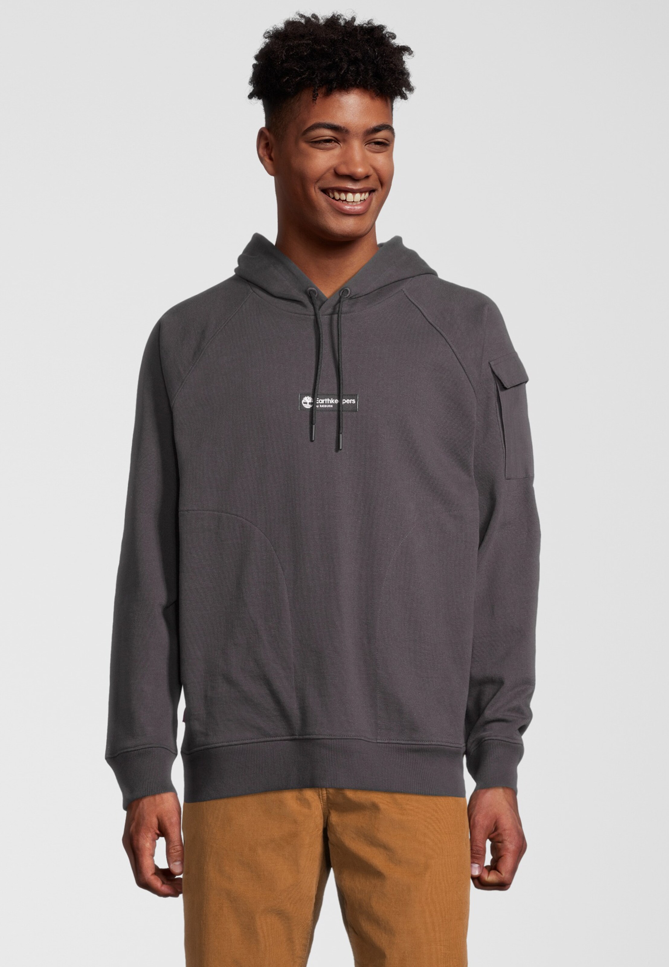 Männer Sweat TIMBERLAND Sweatshirt 'EK+ Raeburn' in Dunkelgrau - NR86973 Männer Sweat TIMBERLAND Sweatshirt 'EK+ Raeburn' in Dunkelgrau - NR86973