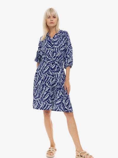 Pink Label Summer Dress 'BEACHWEAR BLUE PALM' in 36 in Blue, Item view