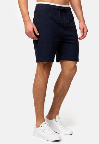INDICODE JEANS Regular Broek ' Margera' in Blauw