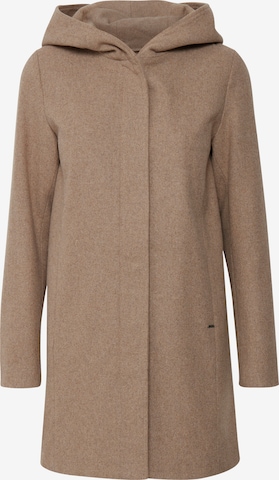 Oxmo Between-Seasons Coat 'Nelina' in Beige: front