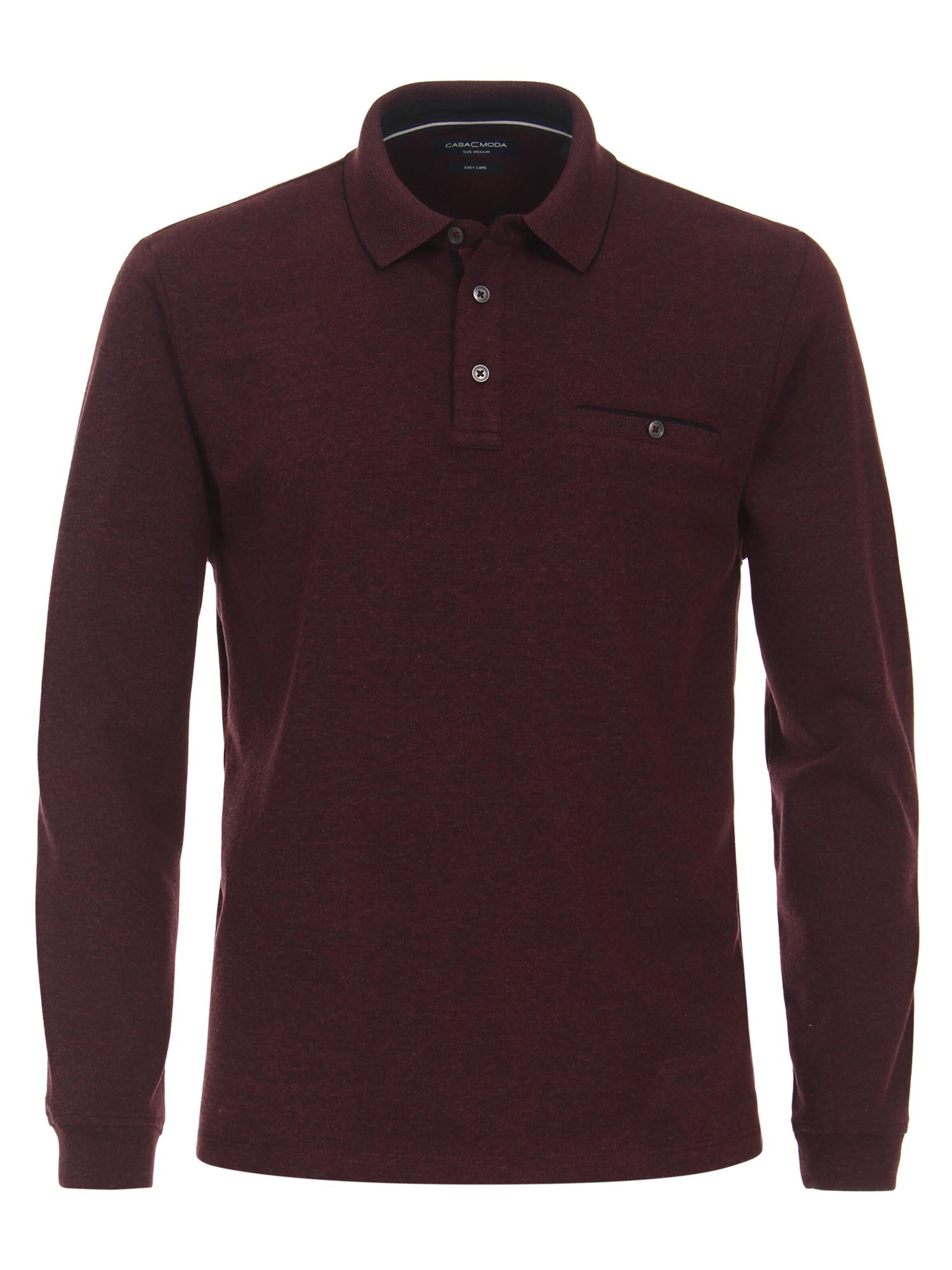 CASAMODA Shirt 'Basic' in M/Regular in Dark red, Item view