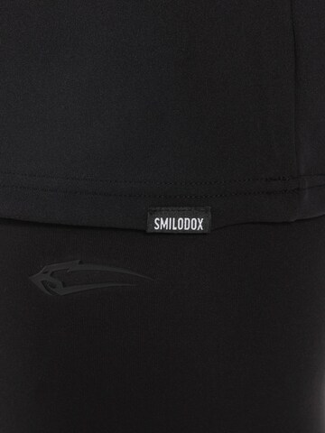 Smilodox Damen T-Shirt Oversize in Schwarz