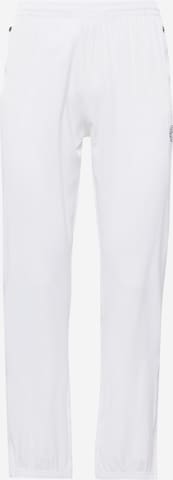 BIDI BADU Tapered Workout Pants in White: front