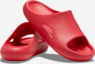 Mule Crocs en rouge