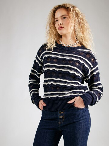 Pull-over 'Valerie' GUESS en bleu : devant