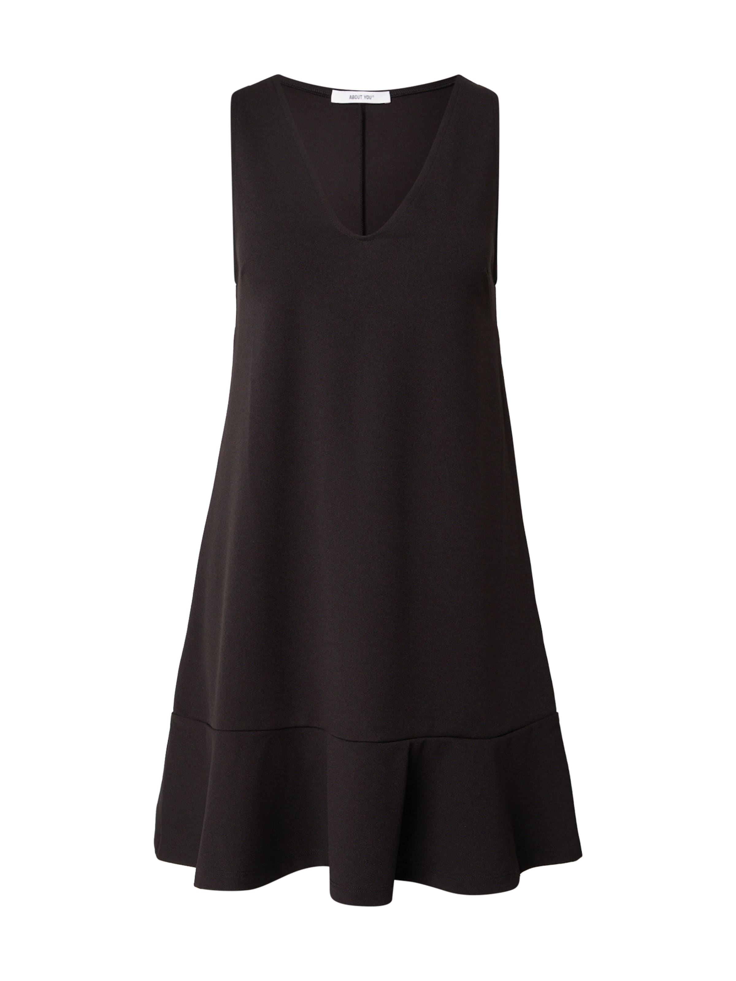 ABOUT YOULjetna haljina 'Noa' - crna boja: prednji dio