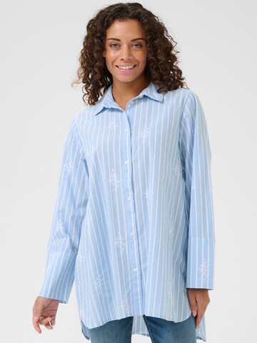 Camicia da donna 'CUBaloo' di CULTURE in blu: frontale