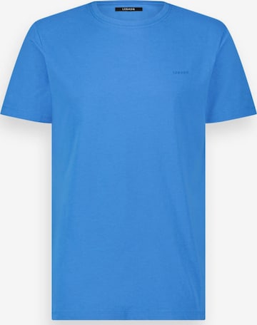 LEBASQ Shirt 'The Baker Crew Neck' in Blue: front