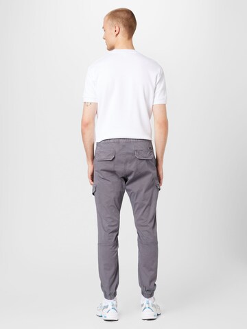 INDICODE JEANS Дънки Tapered Leg Карго панталон 'Levy' в сиво