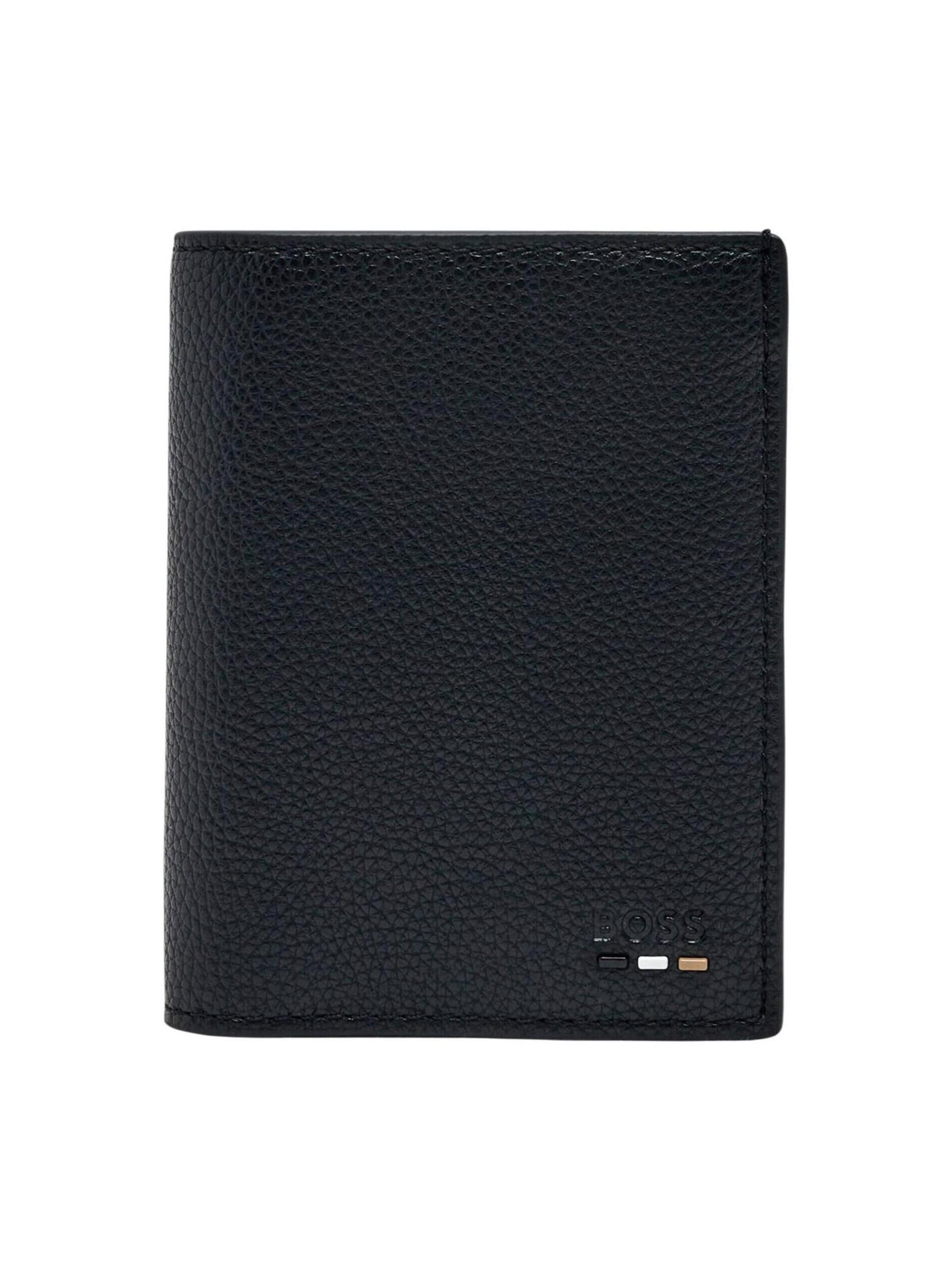 BOSS Portemonnee 'Ray Bifold Wallet 50573500' in Zwart: voorkant