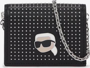 Karl LagerfeldNovčanik 'Ikonik 2.0' - crna boja: prednji dio