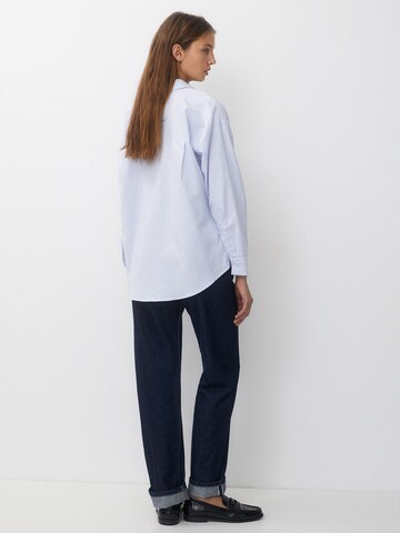 Pull&Bear Bluse in Blau