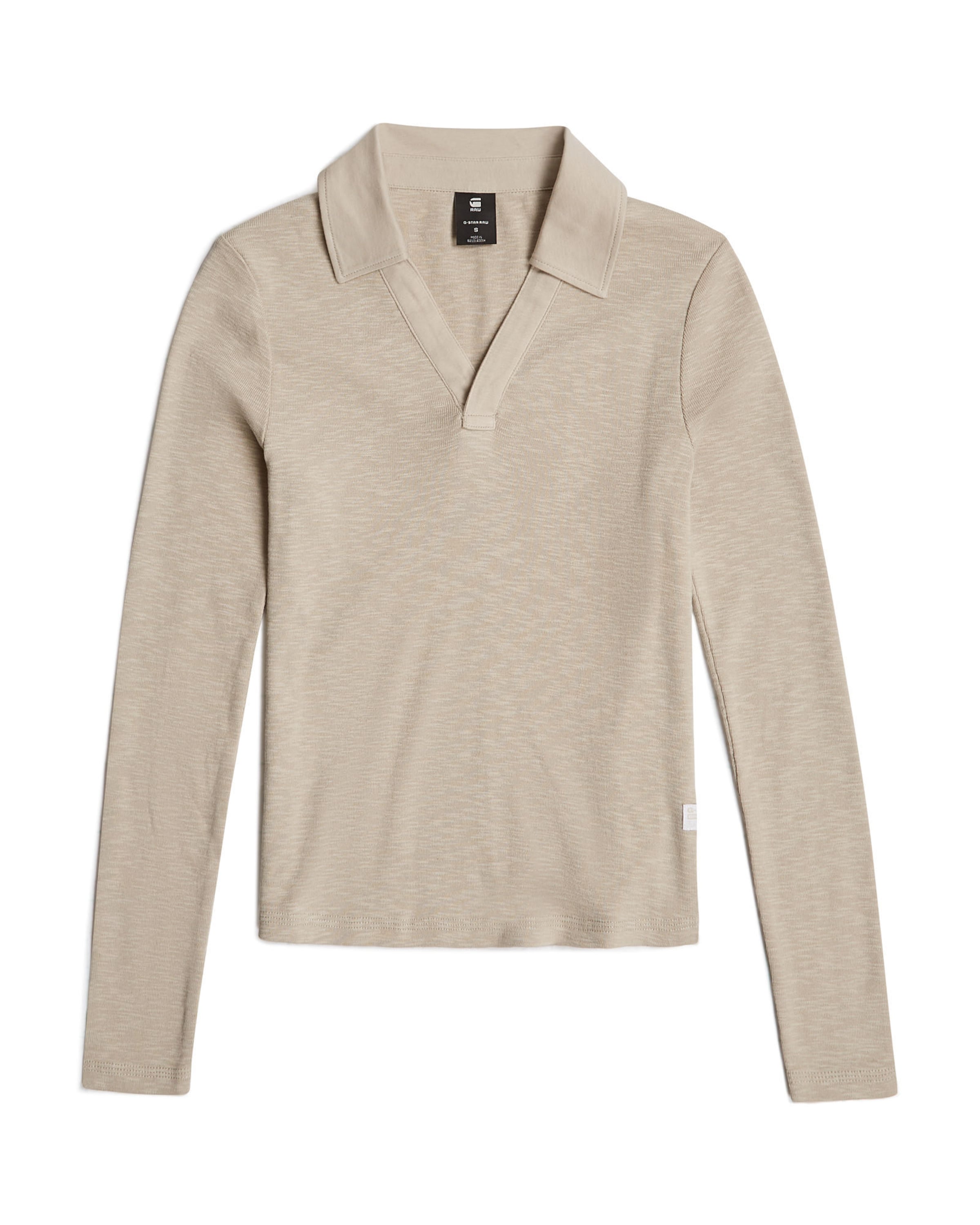 G-STAR Shirt 'Polo' in Beige: front