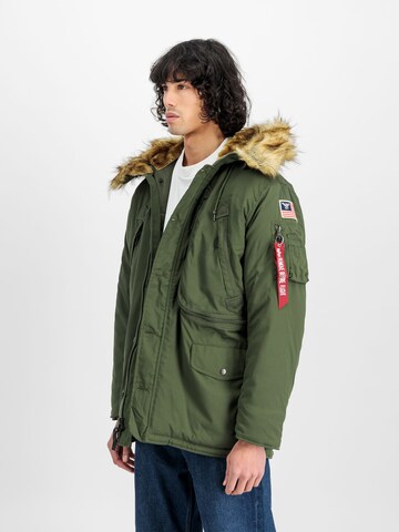 ALPHA INDUSTRIES Winter Jacket 'Polar' in Green