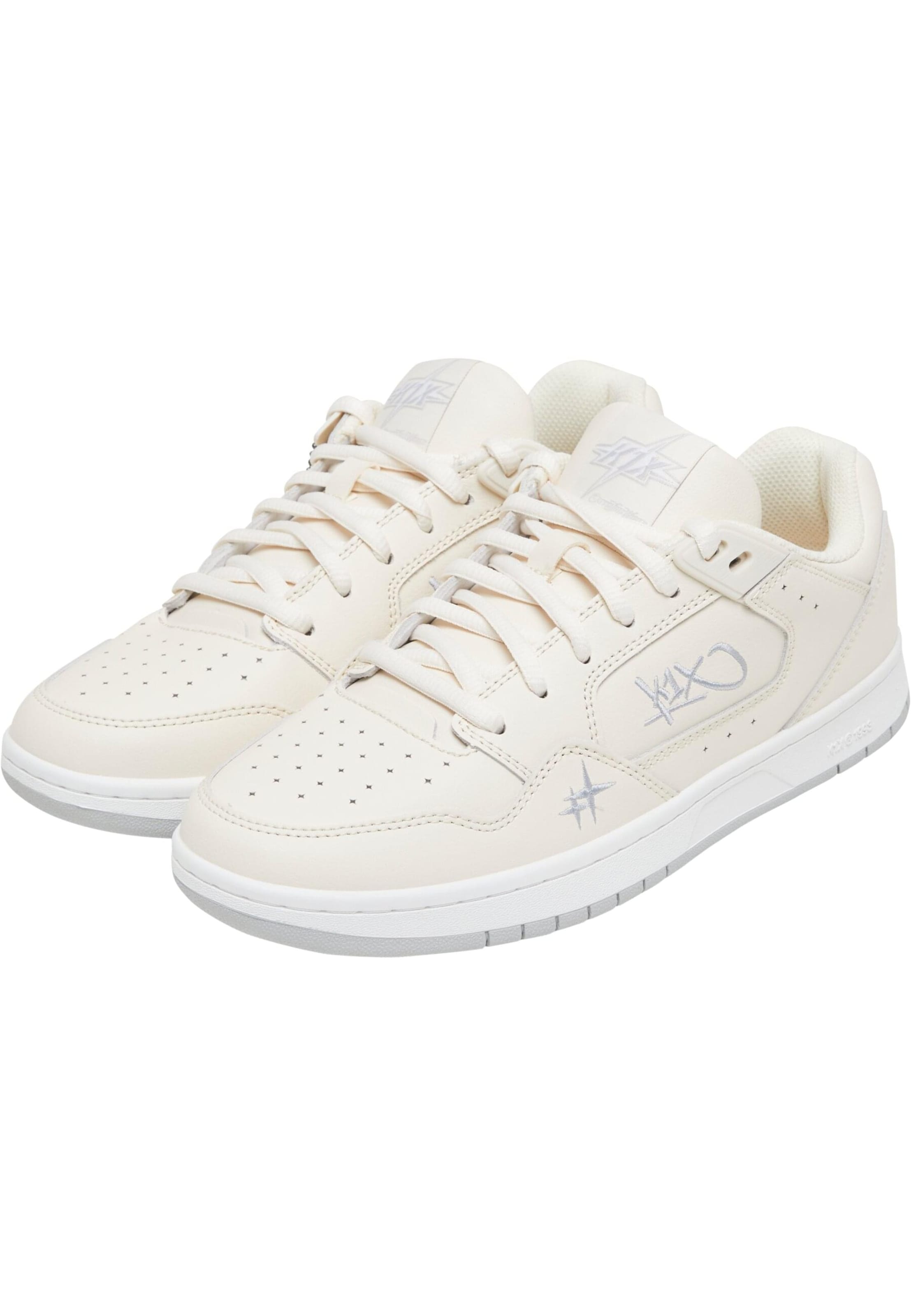 K1X Platform trainers 'Sweep `25' in Beige: front