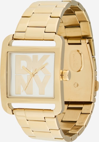 DKNY Uhr 'City Maxi' in Gold: Vorderseite