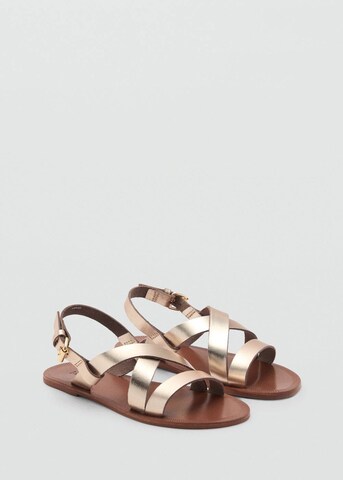 MANGO KIDS Sandale 'Ariel' in Gold