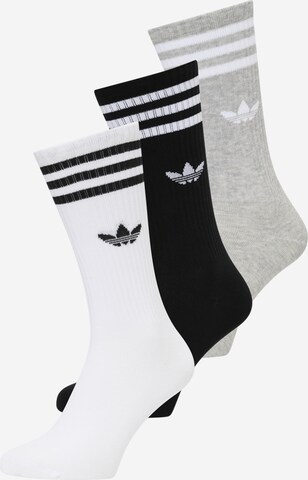 ADIDAS ORIGINALS Socken 'SOLID CREW' in Grau: predná strana