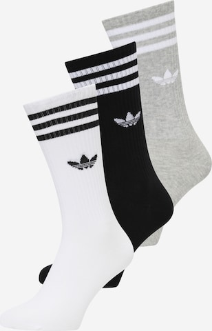 ADIDAS ORIGINALS - Calcetines 'SOLID CREW' en gris: frente