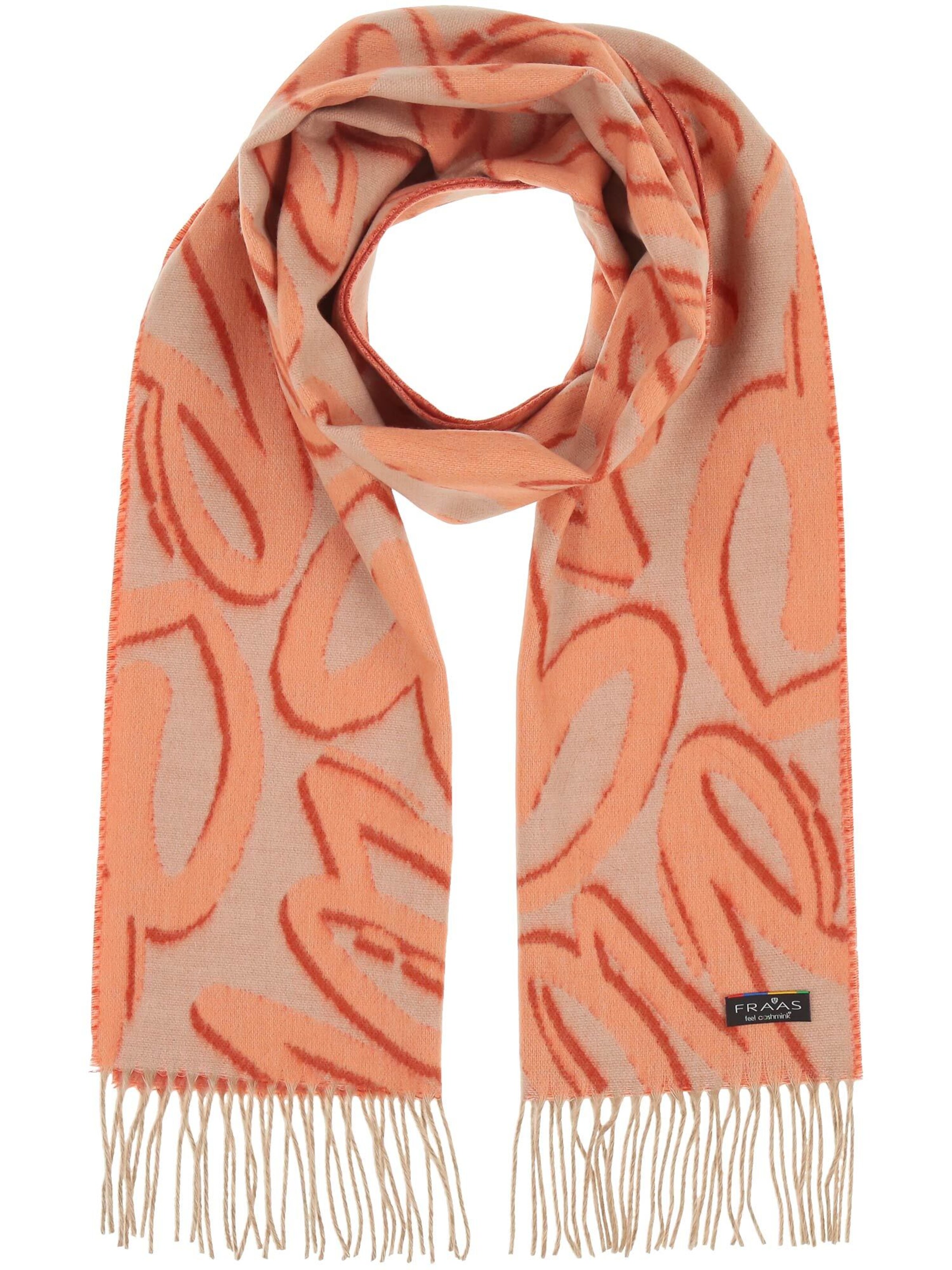 FRAAS Schal in Orange: Vorderseite
