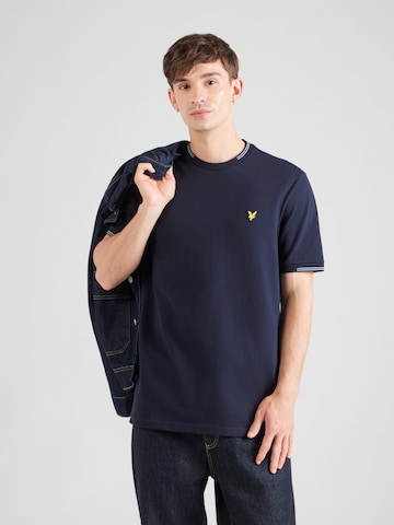 T-Shirt Lyle & Scott en bleu : devant