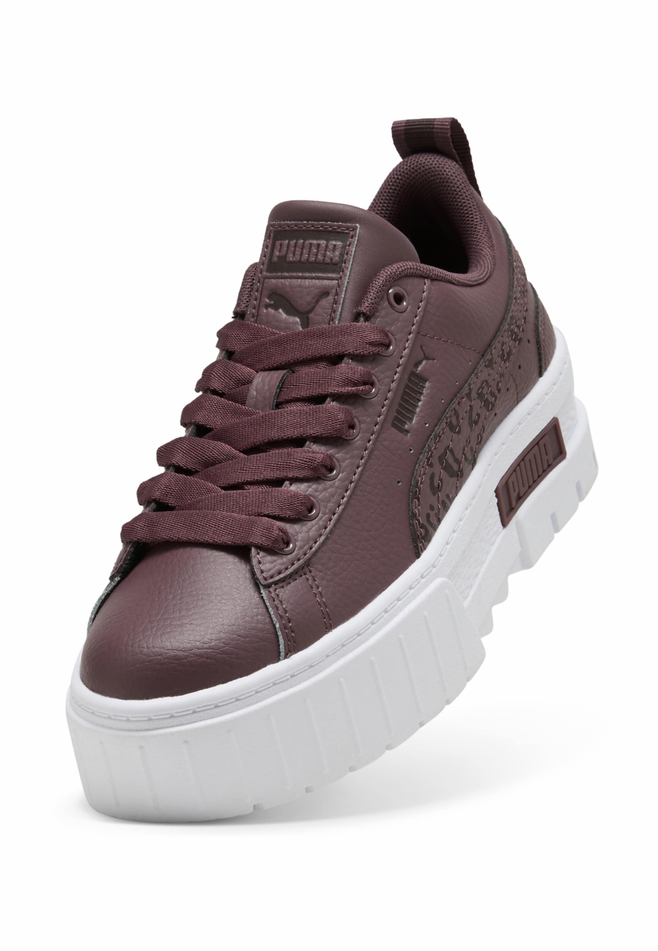 PUMA - Sapatilhas 'Mayze Wild' em castanho: frente