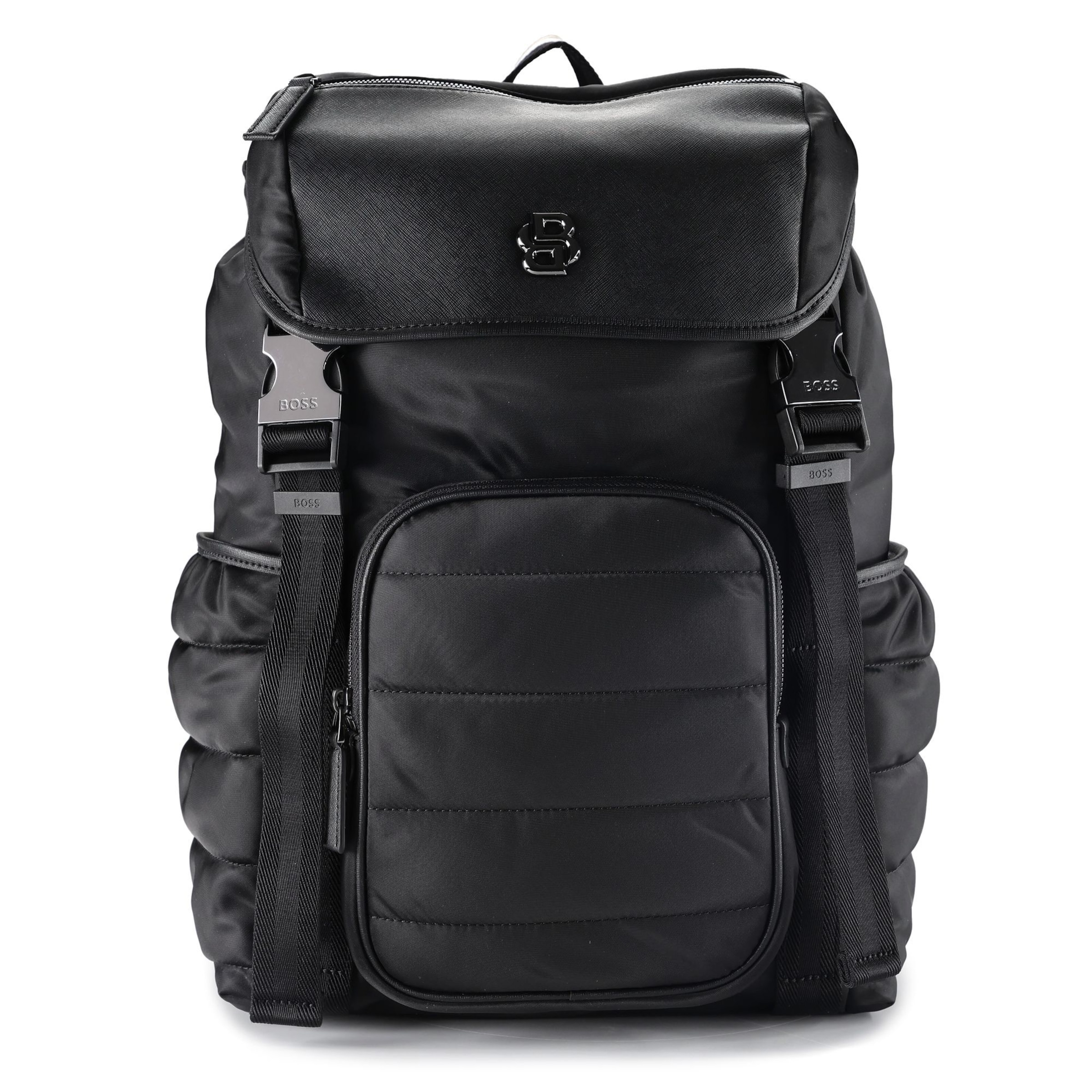 Sac à dos BOSS en noir : devant