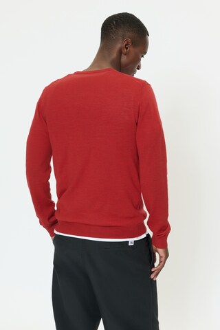 Matinique Regular Fit Pullover 'MAmargrate' i rød