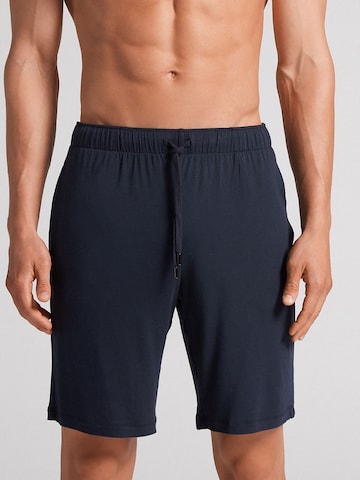 IUMAN Intimissimi Regular Pants in Blue: front