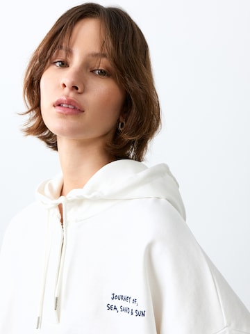 MANGO TEEN Суичър 'Estribor' в бяло