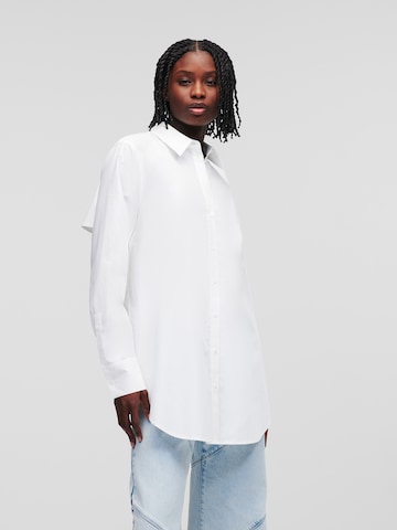 Karl Lagerfeld Blouse in White: front